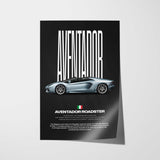 Aventador Roadster Car Poster