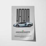 Aventador Roadster Car Poster