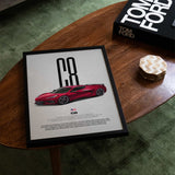 Corvette C8 Car Poster