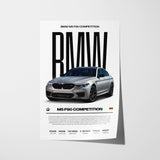 BMW M5 F90 Competition Poster