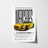 Mercedes-Benz SLS AMG Black Series Poster