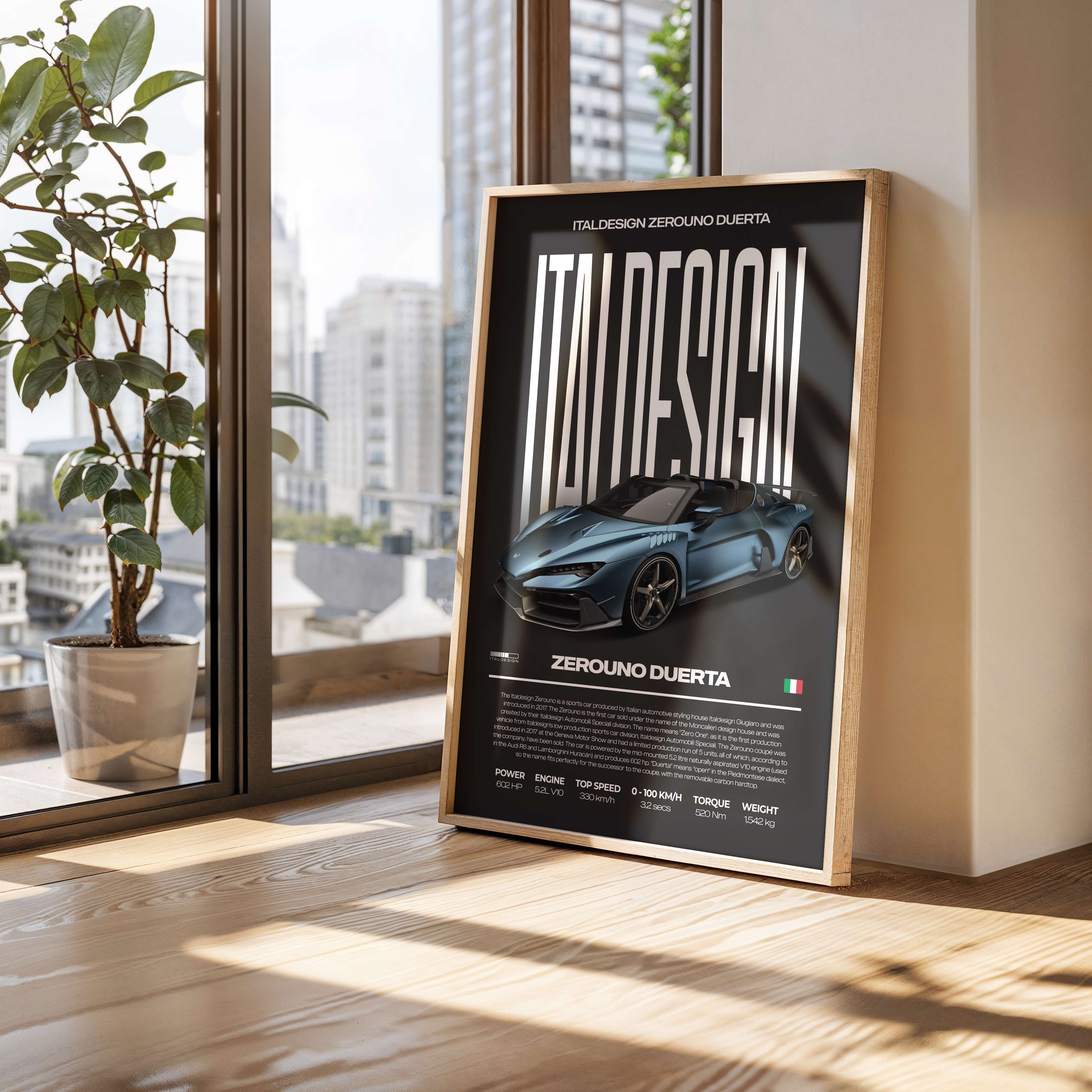 Italdesign Zerouno Duerta Poster