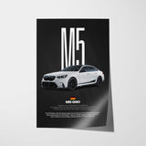 M5 G90 Car Poster