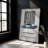 Aventador Roadster Car Poster