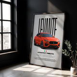 Levante F Tributo Car Poster