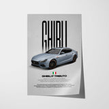 Ghibli F Tributo Car Poster