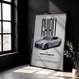 Ghibli F Tributo Car Poster