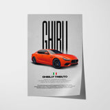 Ghibli F Tributo Car Poster
