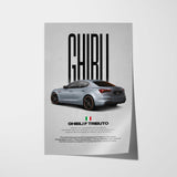 Ghibli F Tributo Car Poster