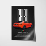 Ghibli F Tributo Car Poster