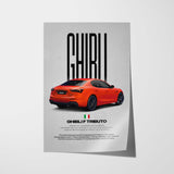 Ghibli F Tributo Car Poster