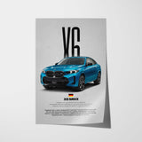 X6 M60i Car Poster