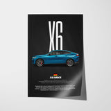 X6 M60i Car Poster