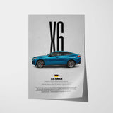 X6 M60i Car Poster
