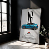 X6 M60i Car Poster