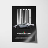 Aventador Ultimae Car Poster