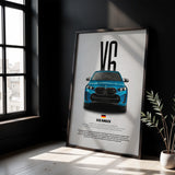 X6 M60i Car Poster