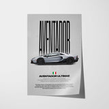 Aventador Ultimae Car Poster