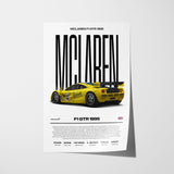 McLaren F1 GTR Poster