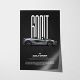 600LT SPIDER Car Poster