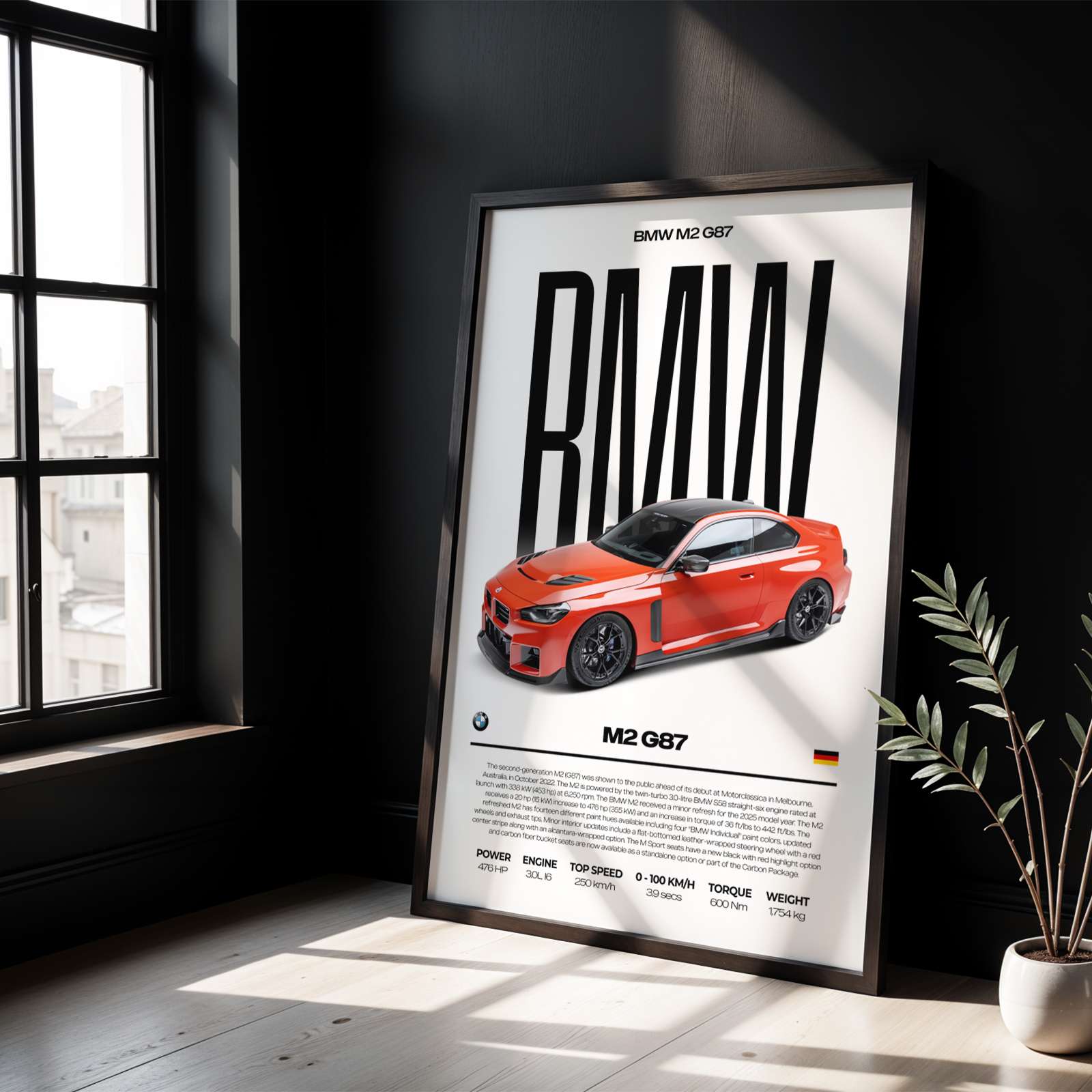 BMW M2 G87 Poster