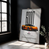 600LT Car Poster