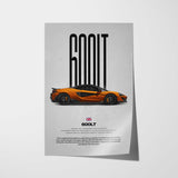 600LT Car Poster