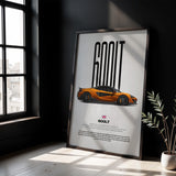 600LT Car Poster