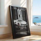 Corvette C8 Z06 Car Poster