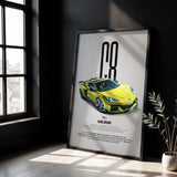 Corvette C8 Z06 Car Poster
