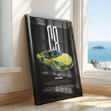 Corvette C8 Z06 Car Poster