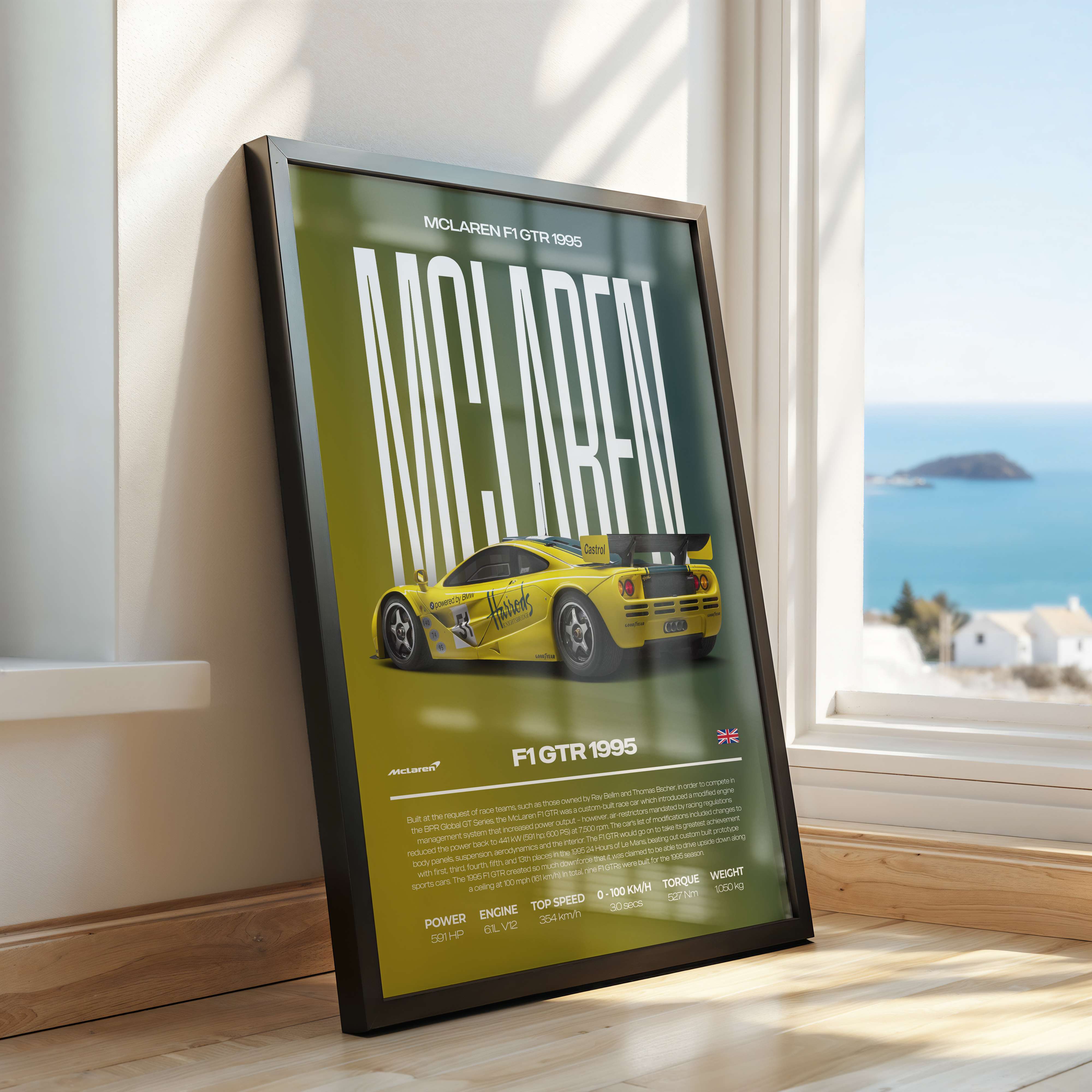 McLaren F1 GTR Poster