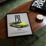 Corvette C8 Z06 Car Poster