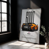 600LT Car Poster