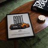 600LT Car Poster
