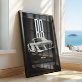 R8 GT Car Poster
