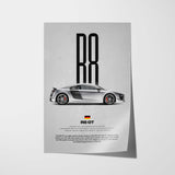 R8 GT Car Poster