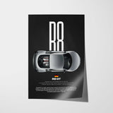 R8 GT Car Poster