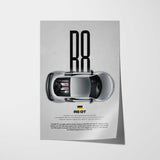 R8 GT Car Poster