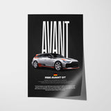RS6 Avant GT Car Poster