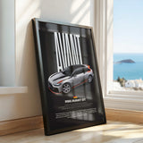 RS6 Avant GT Car Poster