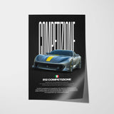 812 Competizione Car Poster
