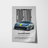 812 Competizione Car Poster