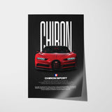 Chiron Sport Car Poster