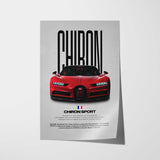 Chiron Sport Car Poster