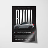 BMW X6M F96 LCI Competition Poster