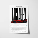 McLaren Senna Poster