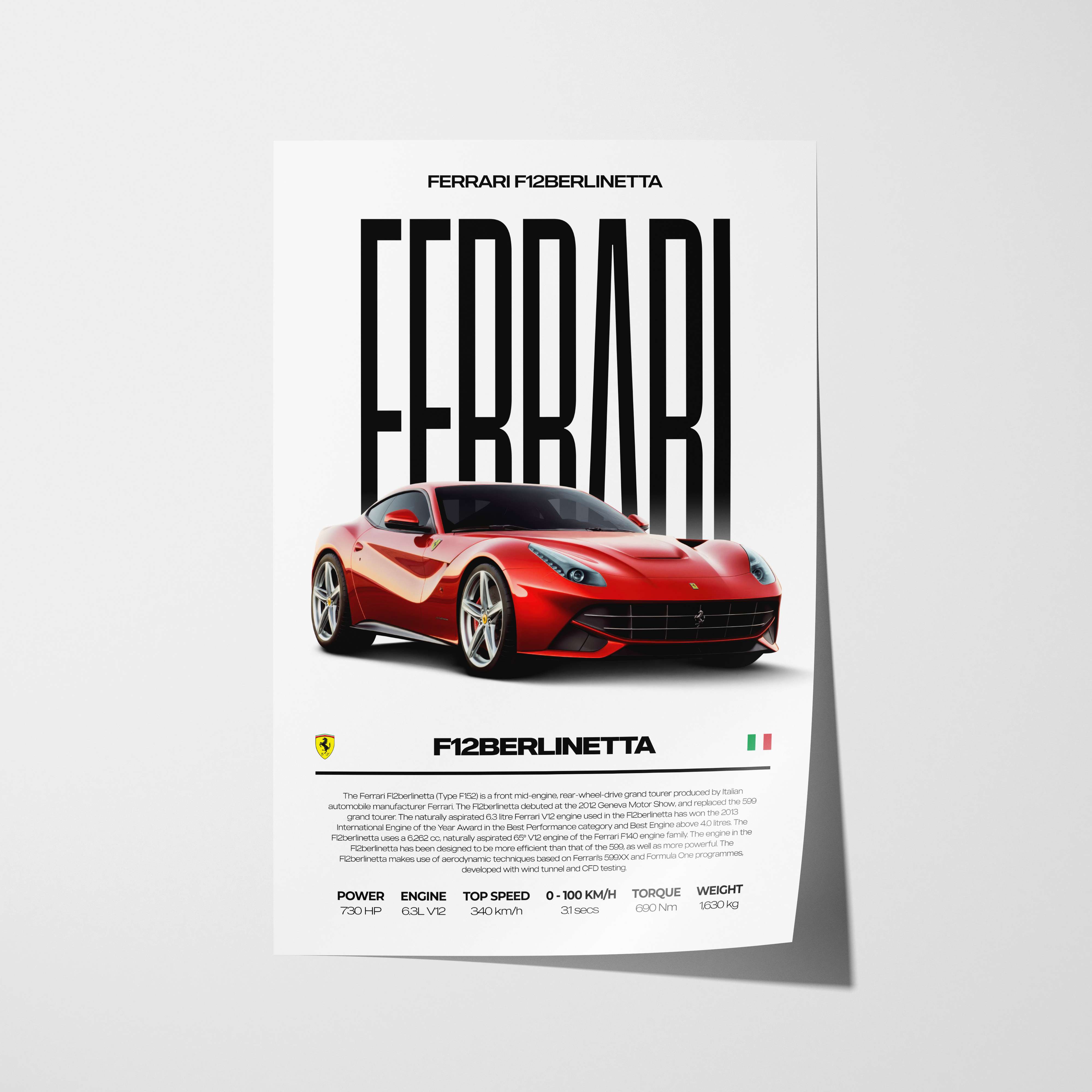 Ferrari F12berlinetta Poster