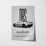 DBS Superleggera Car Poster