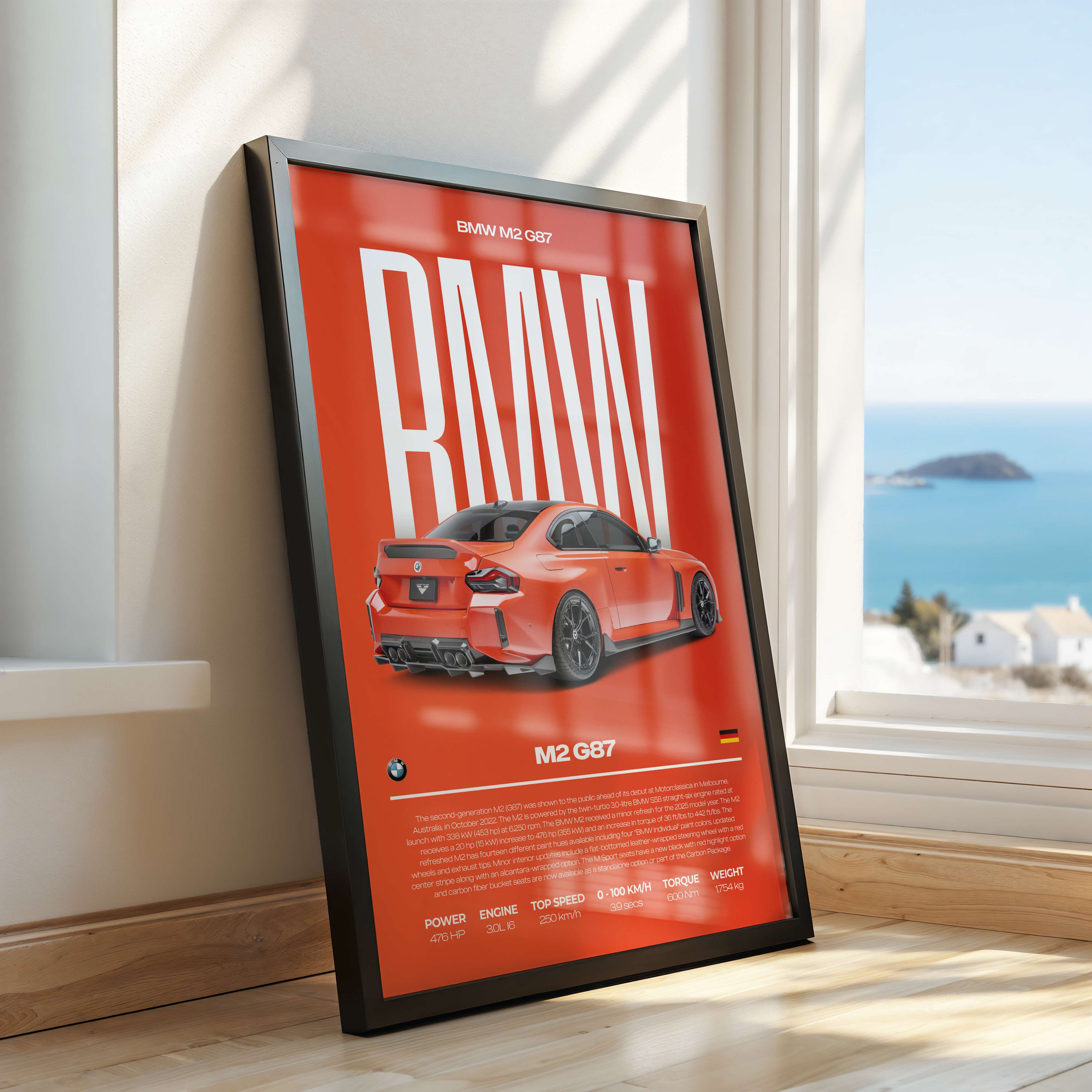 BMW M2 G87 Poster